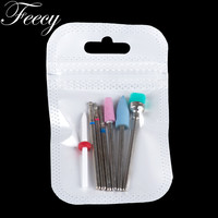 Frez do Manicure ceramiczne diamentowe wiertła do paznokci frezy do usuwania żelowy lakier do paznokci maszyna do Manicure narzędzia 5